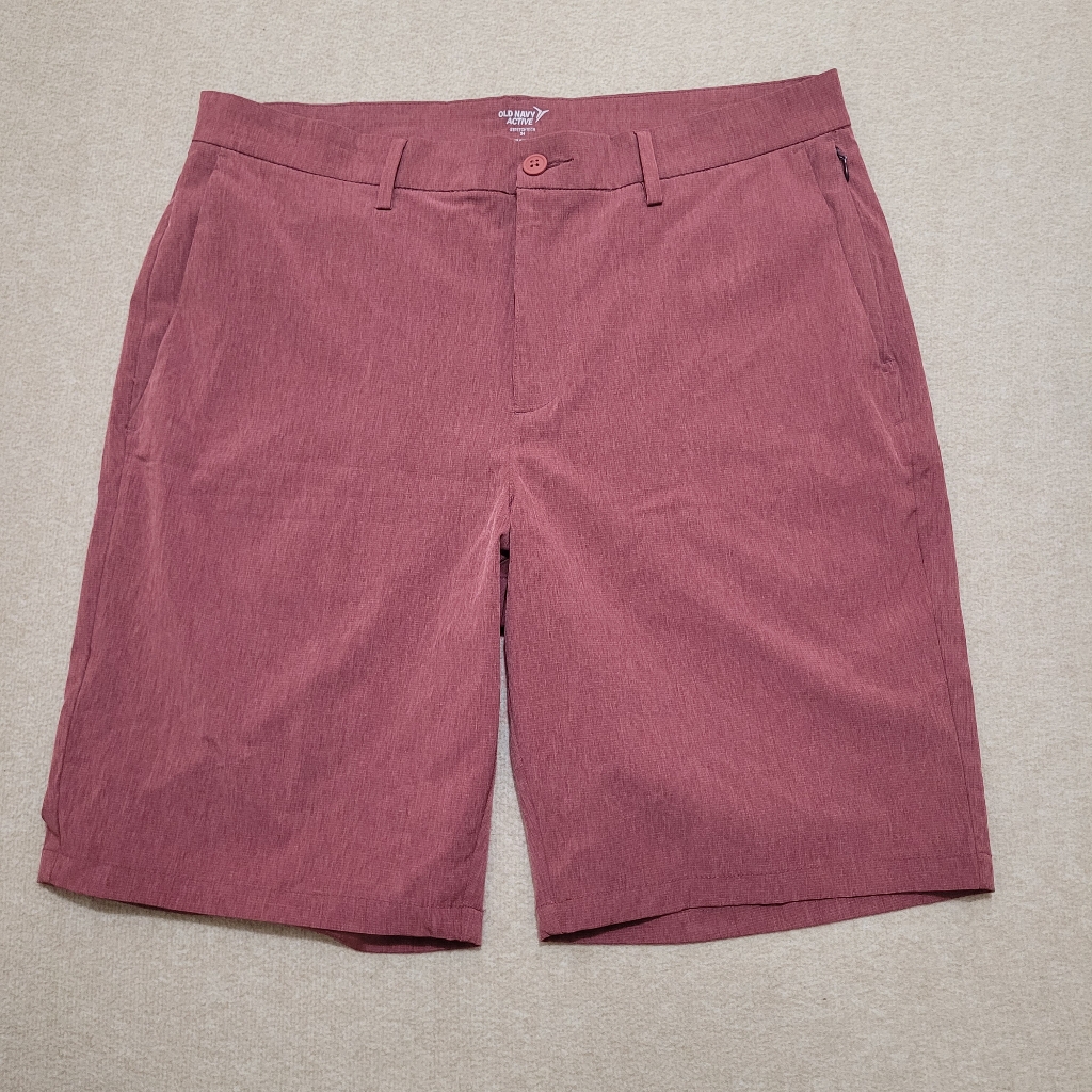 Old Navy Active Shorts Men's 34 Paprika Stretchtech Casual Comfort Fit.